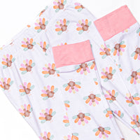 Turkey Trot Bamboo Pajama Set, Pink