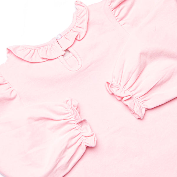 Girly Gourds Applique Skirt Set, Pink