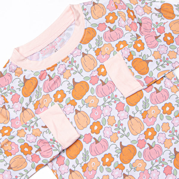 Homeland Harvest Bamboo Pajama Set, Pink