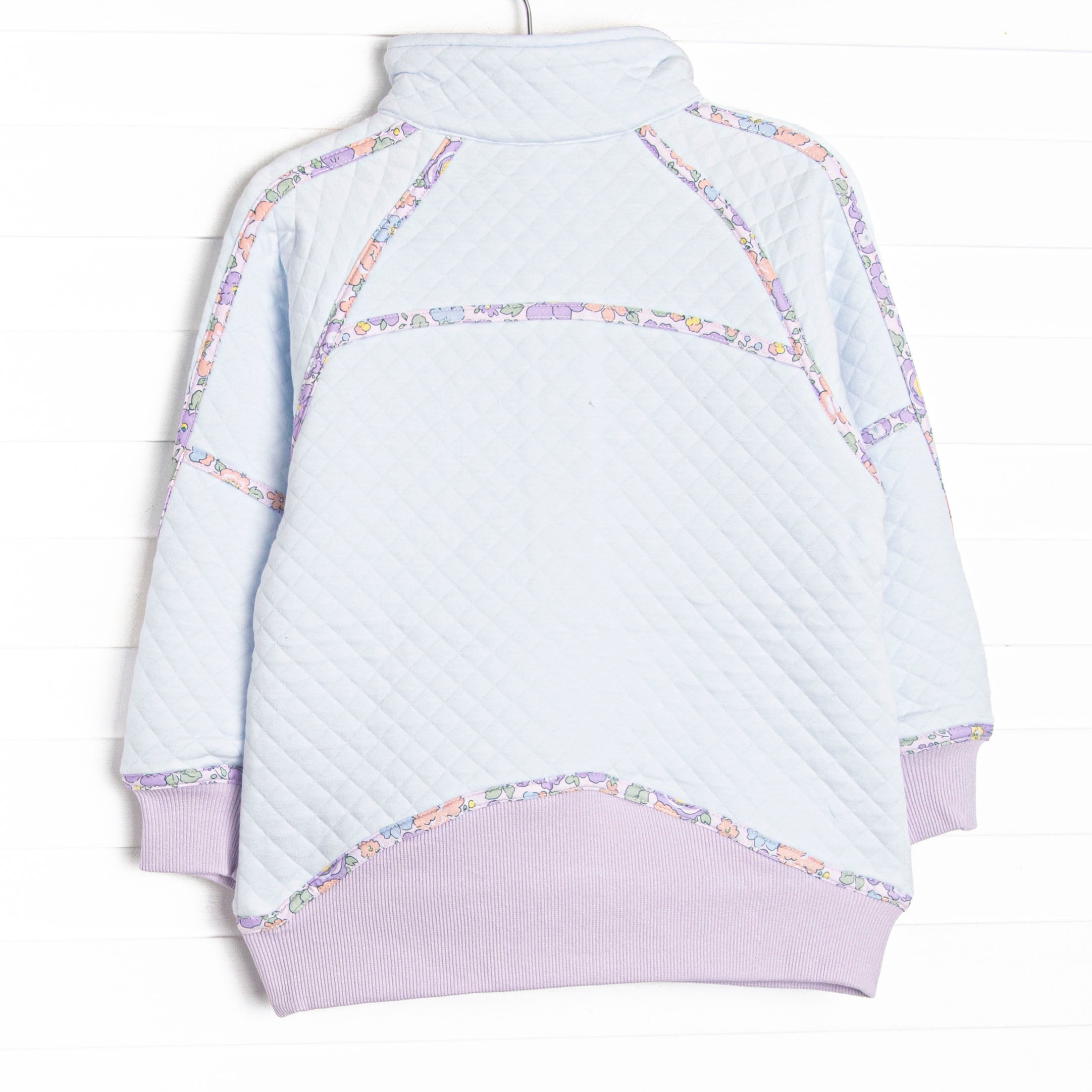 Harper Half Zip Pullover, Blue and Purple – Stitchy Fish
