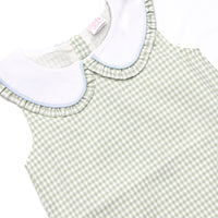 Summer Sage Collared Dress, Green