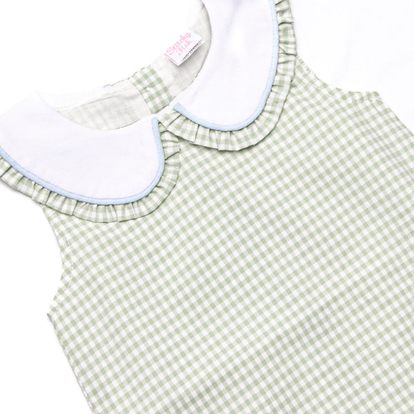 Summer Sage Collared Dress, Green