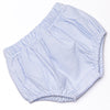 Sandy Shuffle Applique Diaper Set, Blue