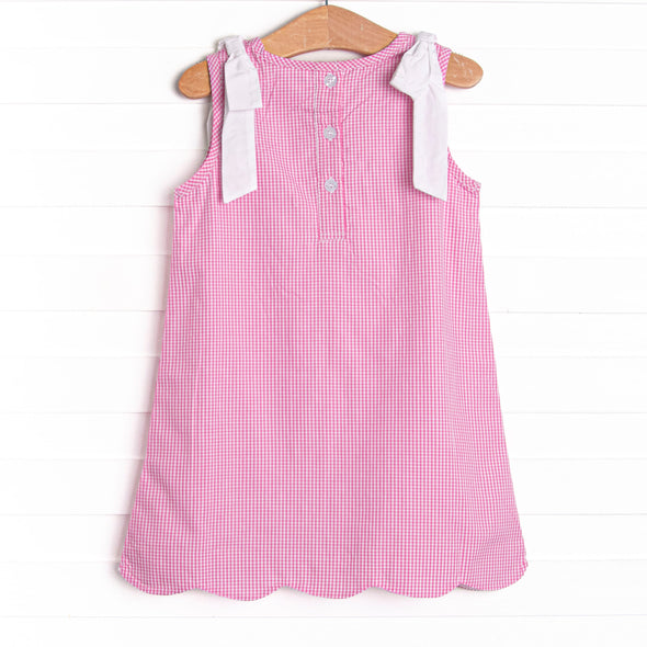 Color Box Cutie Applique Dress, Pink