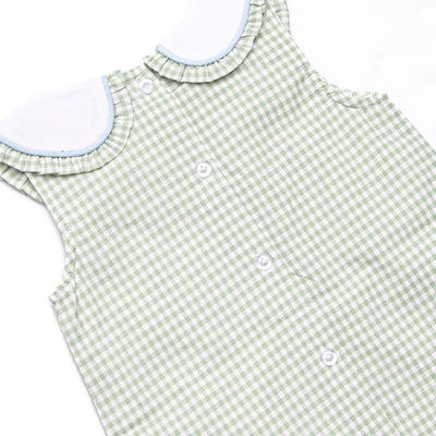 Summer Sage Collared Dress, Green