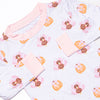Feathers in the Field Bamboo Pajama Set, Pink