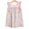 Abundant Blooms Embroidered Dress, Pink