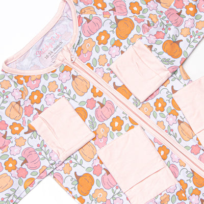 Homeland Harvest Bamboo Zippy Pajama, Pink