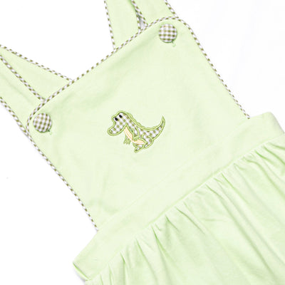 Carolina Croc Applique Sunsuit, Green