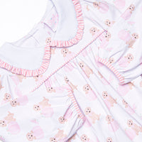 Pumpkin Pup Dress, Pink
