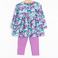 Josie Legging Set, Purple Floral