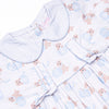 Pumpkin Pup Romper, Blue