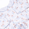 Pumpkin Pup Romper, Blue