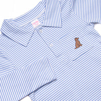 Labrador Love Pima Embroidered Shirt, Blue