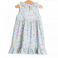 Beat the Heat Treat Sleeveless Dress, Green
