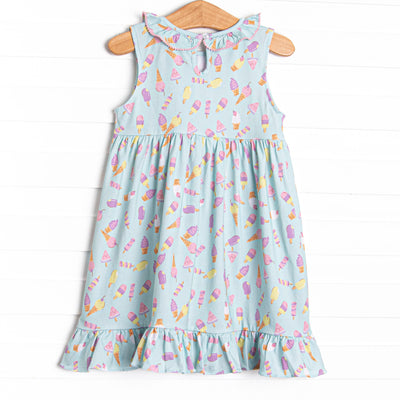 Beat the Heat Treat Sleeveless Dress, Green