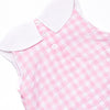 School Scholar Embroidered Dress, Pink