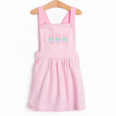 dungaree dress pink Arizona Pink Dress Dotty Dungarees