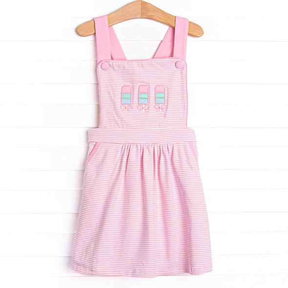 Tangy Treat Applique Dress, Pink