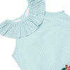 Apples to Apples Applique Ruffle Dress, Green