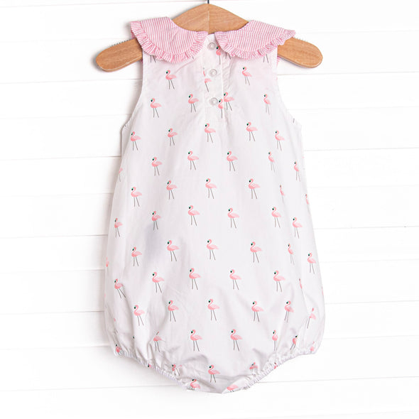 Frills and Flamingos Bubble, Pink