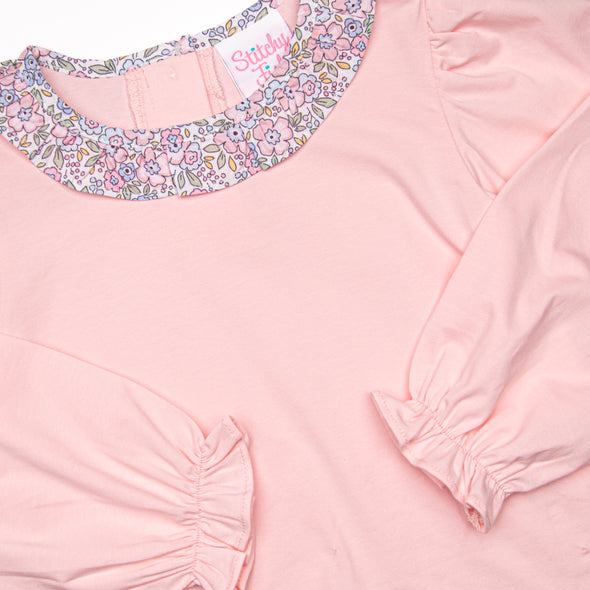 Poppy Fields Skirt Set, Pink