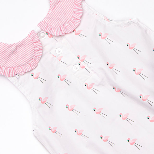 Frills and Flamingos Bubble, Pink
