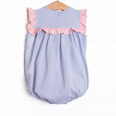 Bonnie Bubble, Light Pink and Periwinkle Stripe