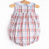 Patriotically Plaid Bubble, Blue