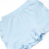 Teacher's Pet Applique Ruffle Short Set, Blue