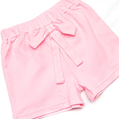Tyrannosaurus Trio Applique Short Set, Pink