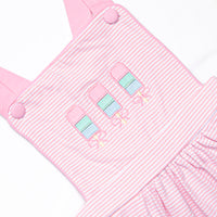 Tangy Treat Applique Dress, Pink