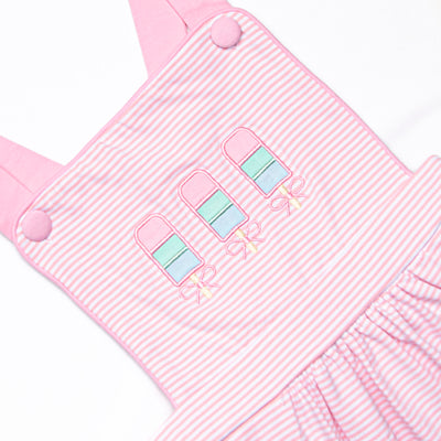 Tangy Treat Applique Dress, Pink