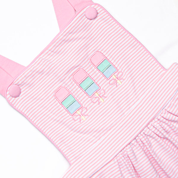 Tangy Treat Applique Dress, Pink