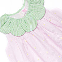 Little Berry Embroidered Dress, Pink
