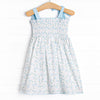 Southern Magnolia Dress, Blue