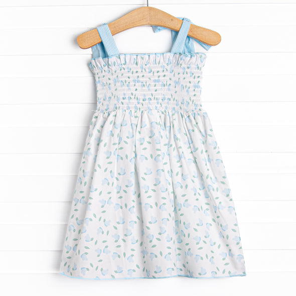 Southern Magnolia Dress, Blue