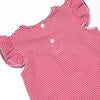 Elementary Essentials Applique Ruffle Short Set, Red