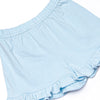 Elementary Essentials Applique Ruffle Short Set, Red