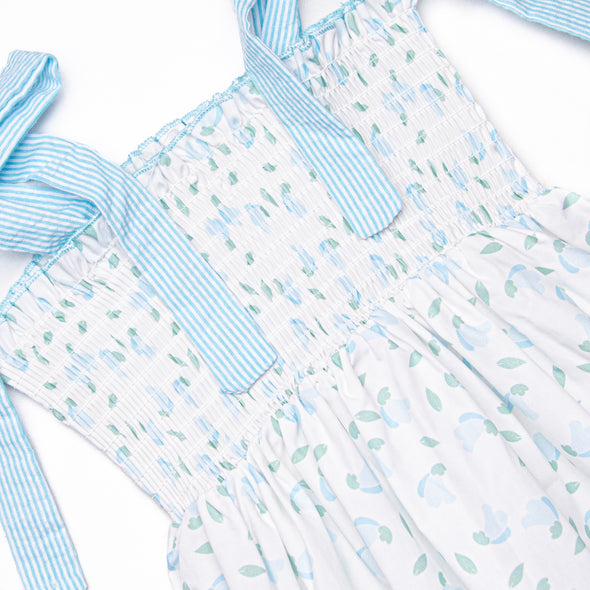 Southern Magnolia Dress, Blue