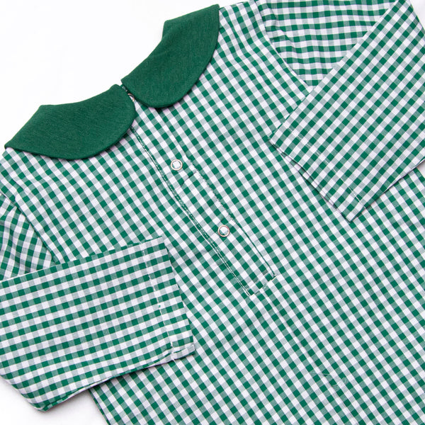 Merry Mallard Applique Romper, Green