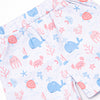Whale-y Good Friends Short Set, Blue