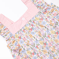 Abundant Blooms Embroidered Short Set, Pink