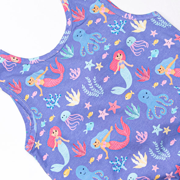 Under the Sea Adventures Ruffle Short Set, Purple