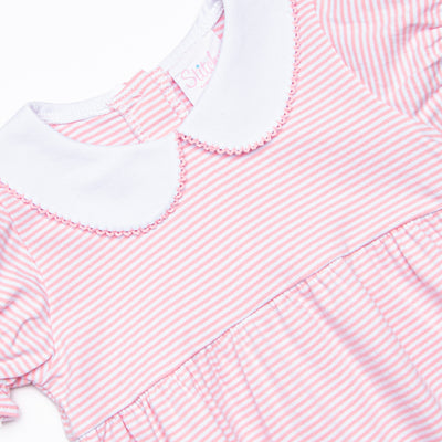 Erin Dress, Pink Stripe