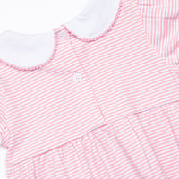 Erin Dress, Pink Stripe