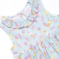 Beat the Heat Treat Sleeveless Dress, Green