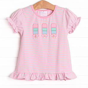 Tangy Treat Applique Top, Pink