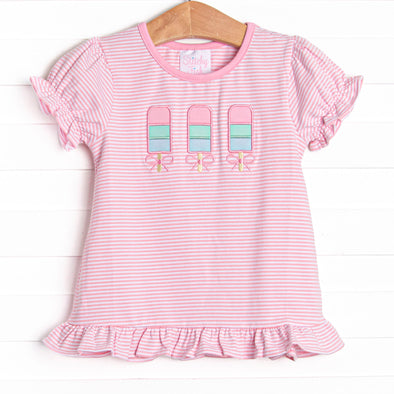 Tangy Treat Applique Top, Pink