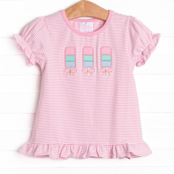 Tangy Treat Applique Top, Pink